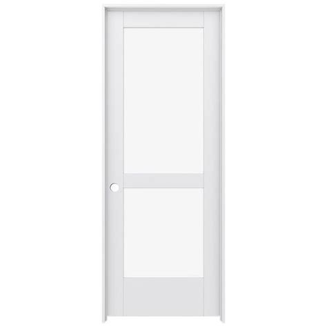 Jeld Wen Moda 1023w 24 In X 80 In Primed 2 Panel Square Clear Glass