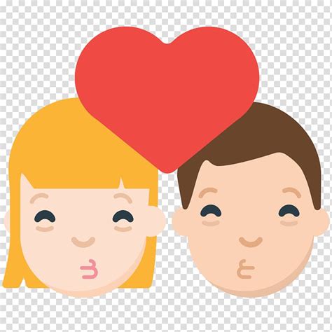 Emoji Love Couple Text Messaging Heart Emoji Transparent