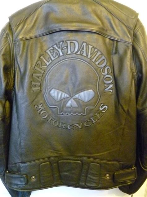 Women's harley davidson leather jacket ca 03402 sz womens s small excellent. Harley Davidson Black Leather Motorcycle Jacket RN 103819 ...