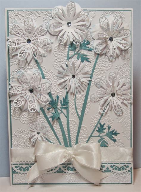 We are determined to bring crafters high quality stamping products at affordable prices while providing excellent customer service. Tattered Lace Dies: White Bouquet by Brenda | Cards ...