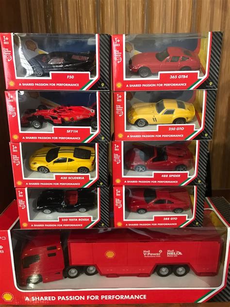 Shell Ferrari 2019 Car Collection Full Set Hobbies And Toys Toys