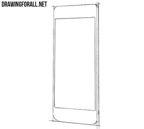 How To Draw A Phone Step By Step