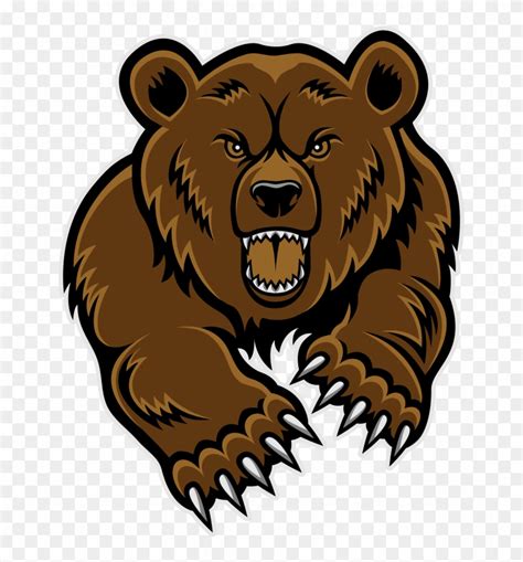 Angry Bear Clipart Grizzly Bear Clipart Free Transparent Png