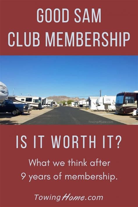 Good Sam Club Membership Is It Worth It Towing Home