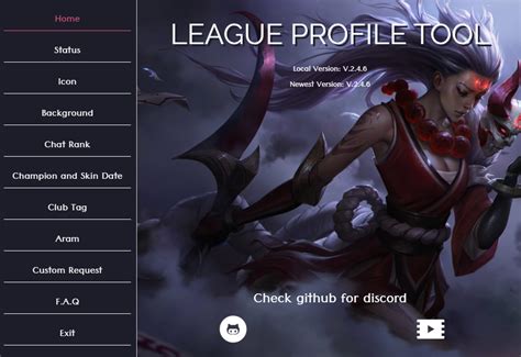 Release League Of Legends Profile Tool Change Rank Profile Bg And