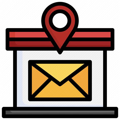 Post Office Map Location Store Pin Icon Download On Iconfinder