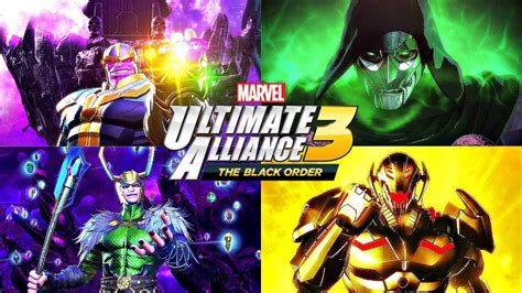 Marvel Ultimate Alliance 3 All Boss Fights Dlc Youtube