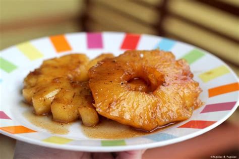 Recette d ananas Ananas rôti à la vanille Recette