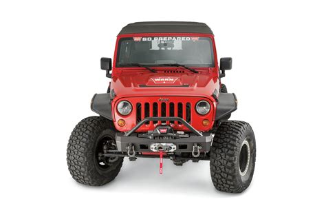 WARN 101450 Elite Series Front Stubby Bumper with Grille ...