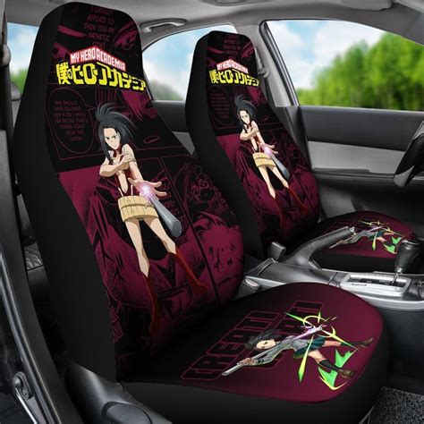 Momo Yaoyorozu My Hero Academia Car Seat Covers Anime Mixed Manga