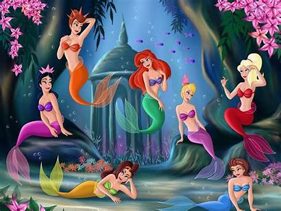 Mermaid Disney Deviantart Princess Ariel Sisters Mermaids