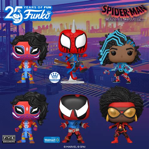Conoce Las Nuevas Figuras Pop De Los Personajes De Spider Man Across The Spider Verse