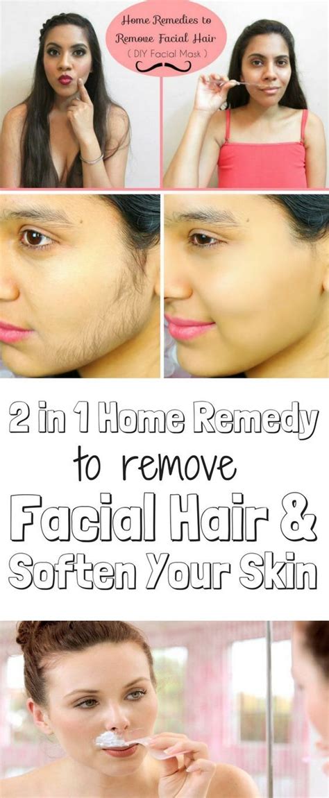 The best way to remove facial hair is to first note what type of hair you have on your face. How To Get Rid Of Facial Hair Naturally | Unwanted hair ...