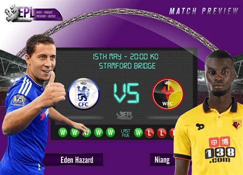 Chelsea, just, have the edge going into tonight. Chelsea vs Watford Preview | Team News, Stats & Key Men ...