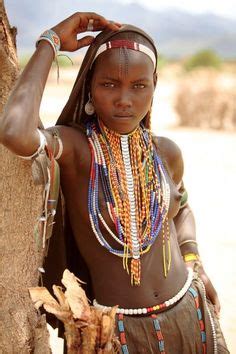 African Woman In Layers Upon Layers On Beads This Gives Me A Great