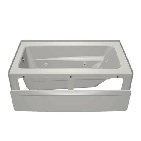 67 rectangular whirlpool bathtub chromatherapy bath tub. Jacuzzi Primo 60-in White Acrylic Skirted Whirlpool Tub ...