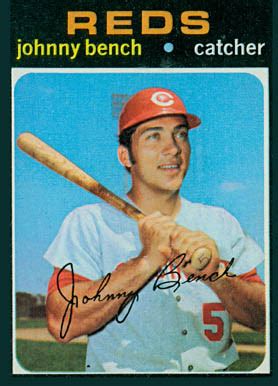 See more ideas about johnny bench, cincinnati reds, cincinnati reds baseball. 1971 Topps Johnny Bench #250 Baseball Card Value Price Guide