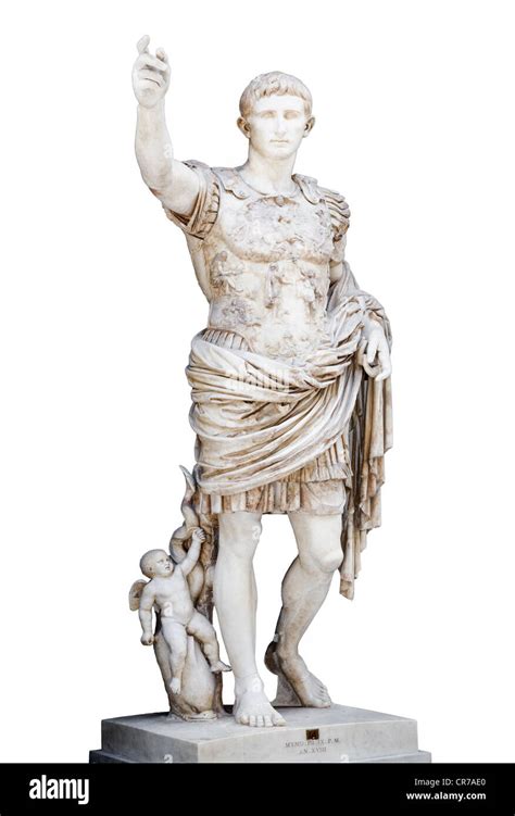 Statue Of The Emperor Augustus Octavian Found Near Prima Porta