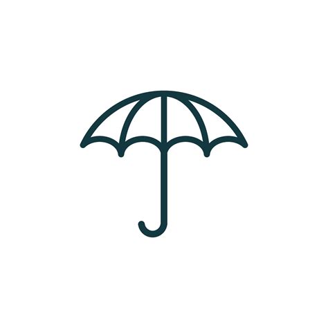 Umbrella Logo Vector 6798882 Vector Art At Vecteezy