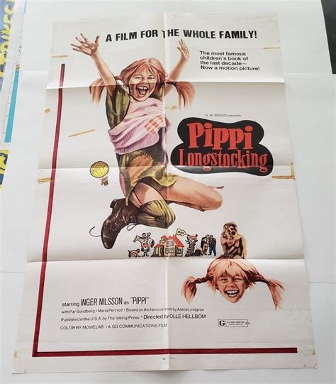 Inger nilsson movies and tv shows. Pippi Longstocking 1973 Original Movie Poster One Sheet ...