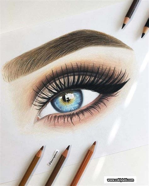 Глаз и ресницы Мелани Augen Zeichnen Augen Zeichnungen Augenzeichnungen