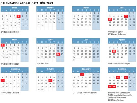 Calendario Laboral Cataluña 2023 Días Festivos Y Puentes Cómo