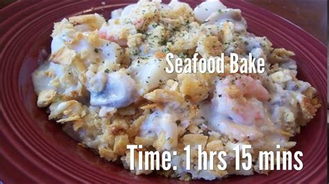 During the summer we grill these up for a fast dinner. Seafood Bake Recipe - YouTube