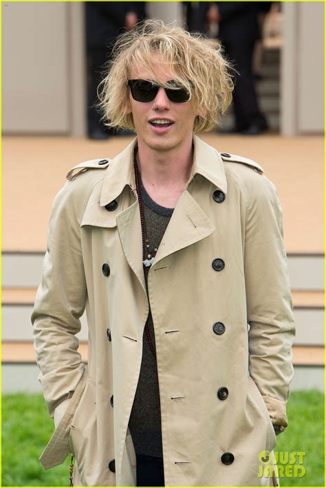 The Mortal Institute Jamie Campbell Bower Attends Burberry Menswears Prorsum Show
