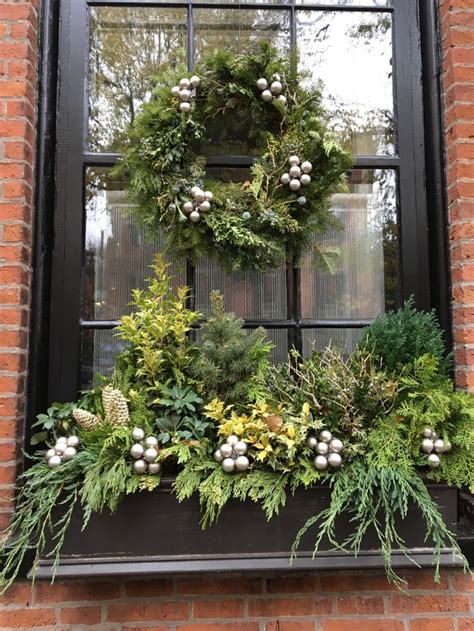 Window Boxes Winter and Holidays ⋆ Wisteria & Rose