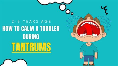 How To Calm A Toddler During A Tantrum Youtube