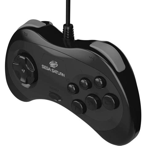 セガ公認 サターン ゲームパッド コントローラー Official Sega Saturn Usb Controller 8 Button