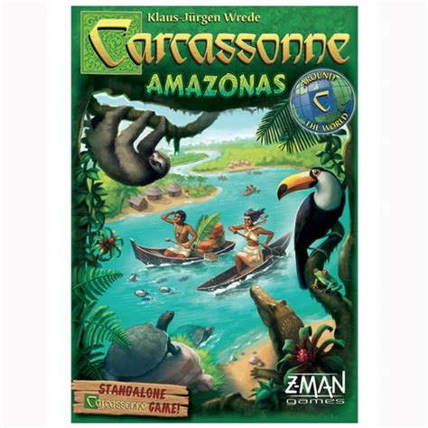 Explore the amazon river and jungle in the latest carcassonne around the world: Carcassonne Amazonas