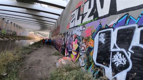 Edmonton Graffiti Tunnel Whitemud Creek Youtube