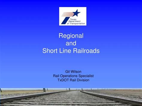 Ppt Regional And Short Line Railroads Powerpoint Presentation Free