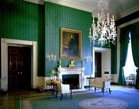 White House Rooms Blue Green Red Rooms John F