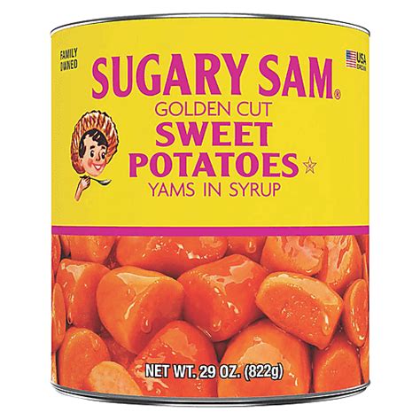 Sugary Sam Golden Cut Sweet Potatoes 29 Oz Potatoes And Yams Cannatas