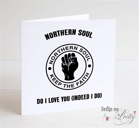 Northern Soul Inspired Birthday Card Keep The Faith Uk