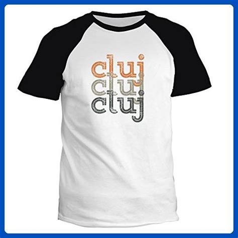 Idakoos Cluj Repeat Retro Cities Raglan T Shirt Retro Shirts