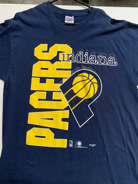 Vintage Indiana Pacers T Shirt Quality Made In Usa Huge Etsy