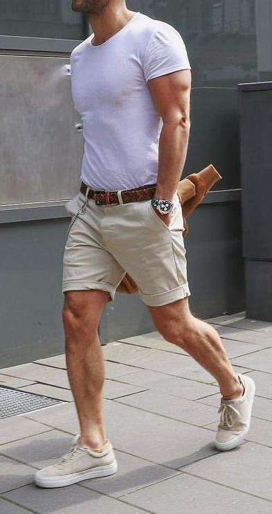 Khaki Shorts And Shoes Summer Outfits For Men ⋆ Best Fashion Blog For