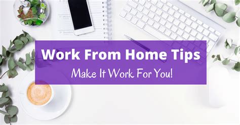 Tips To Make Working From Home Work For You Boomer Eco Crusader
