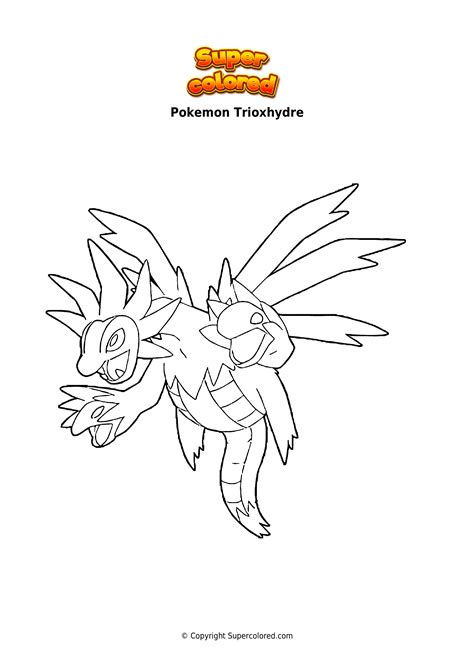 Coloriage Pokemon Trioxhydre