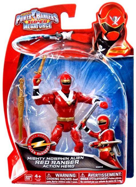 Power Rangers Super Megaforce Red Ranger Action Figure Mighty Morphin