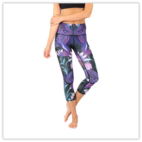 Yoga Pants Leggings And Shorts Crafted With Recycled Fabrics And Made In