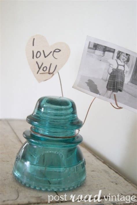 30 Creative Ideas Using Vintage Glass Insulators Glass Insulators