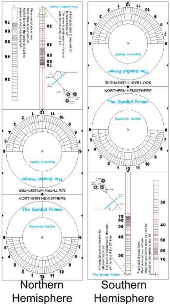 Paper Sundial Kits 24 Steps With Pictures Instructables