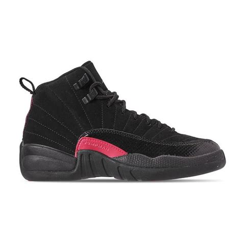 Air Jordan Kids Air Jordan 12 Xii Retro Gs Rush Pink Black Dark Grey