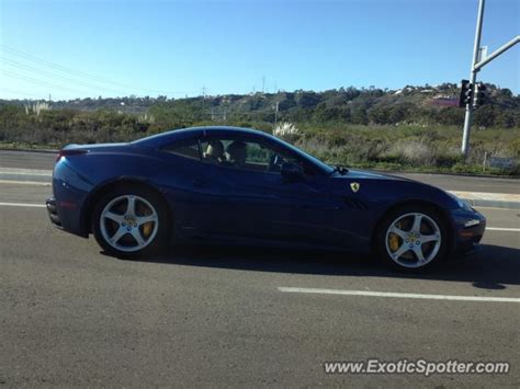 Thursday, march 7, near the intersection of avenida de acacias and la. Ferrari California spotted in Rancho Santa Fe, California on 02/11/2013