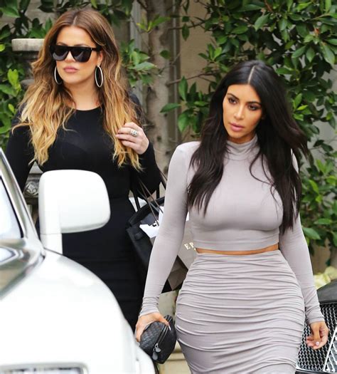 Kim And Khloe Kardashian Out And About In Los Angeles Hawtcelebs