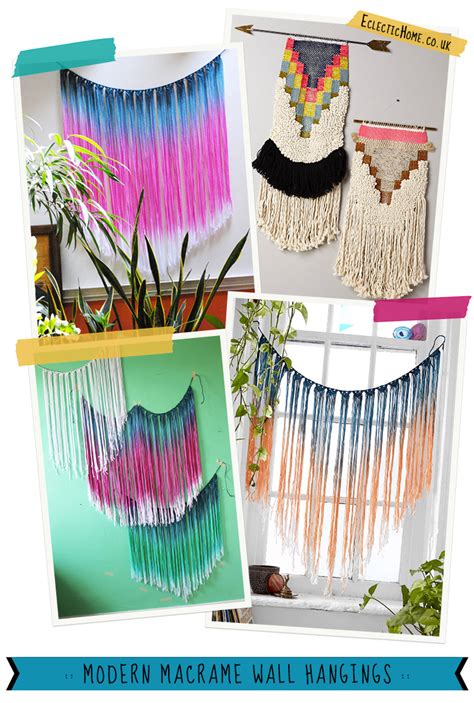 Hope you enjoyed this one. Modern macrame wall hangings • Eclectic Home
